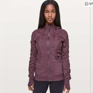 Lululemon Dance Studio Jacket III Arctic Plum 8 maroon